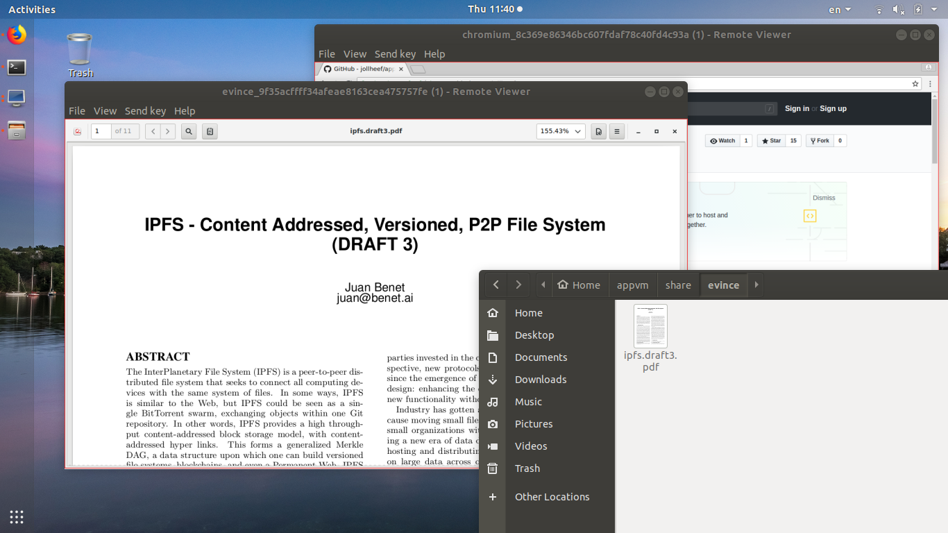 appvm screenshot